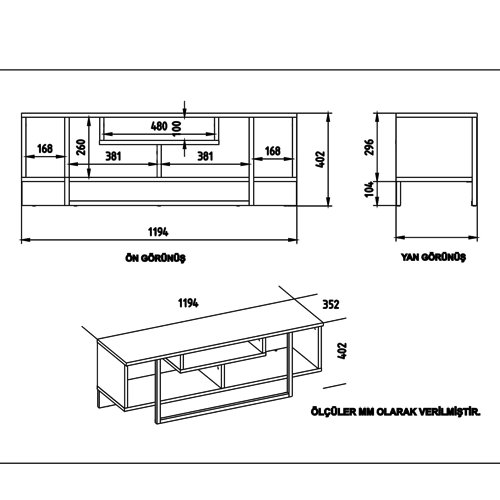 Hashtag Home Twila 47" TV Stand for TVs up to 55" & Reviews Wayfair